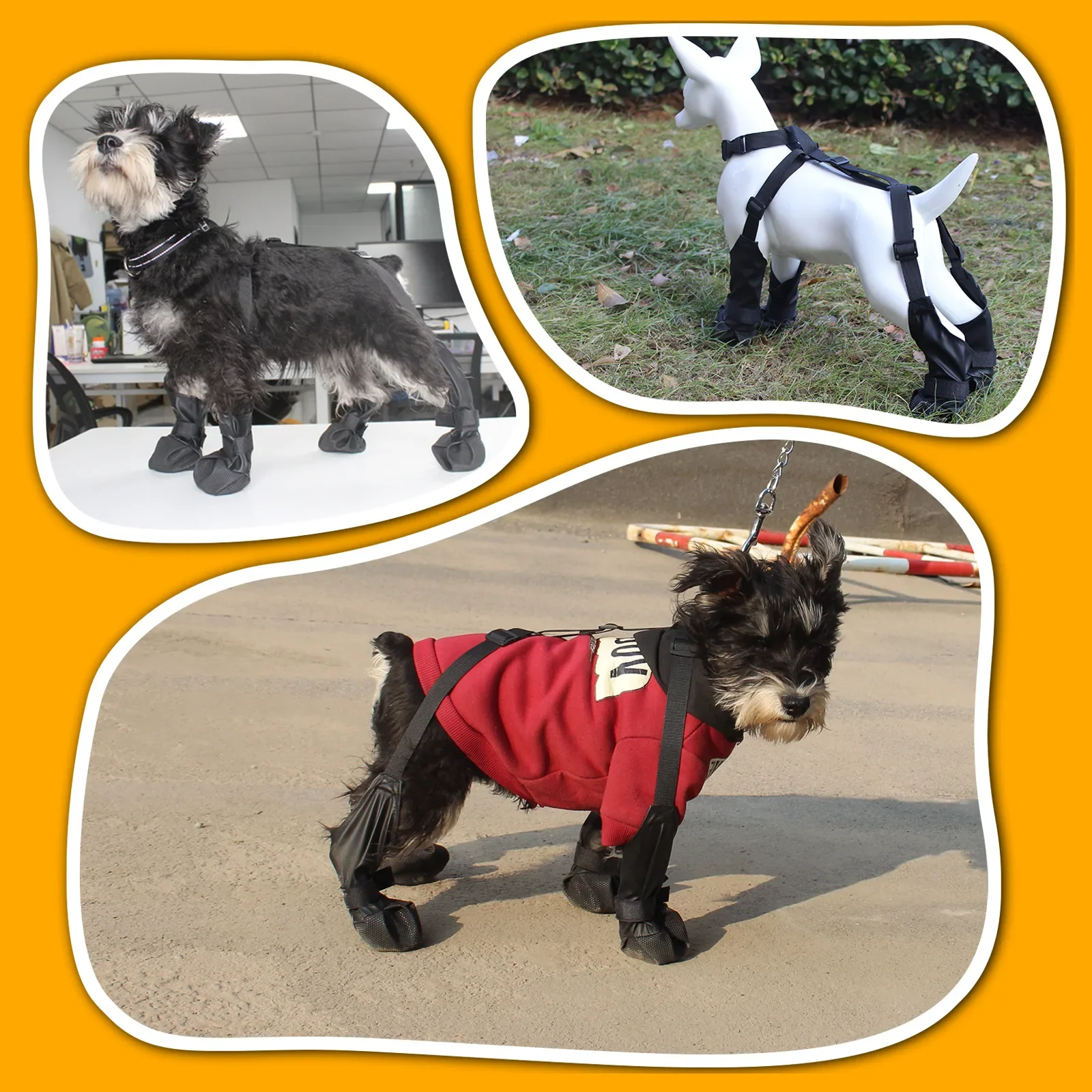Botas para salir de perros, zapatos antisuciedad para perros, Protector de garra para mascotas, suministros impermeables para mascotas en las cuatro estaciones - imagen 2