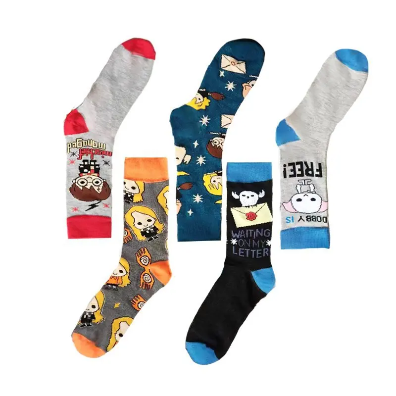 Set 5 pares calcetines Harry Potter – Divertido cosplay regalo - imagen 3