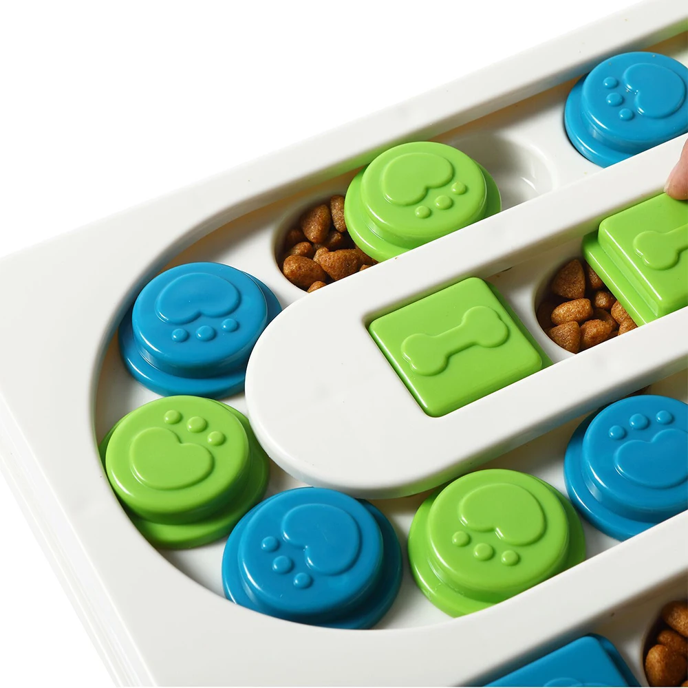 Juguetes inteligentes para perros, alimentador lento interactivo para cachorros, juego de entrenamiento de CI, dispensador de comida para comer lentamente, cuenco antideslizante, juguete para mascotas - imagen 4