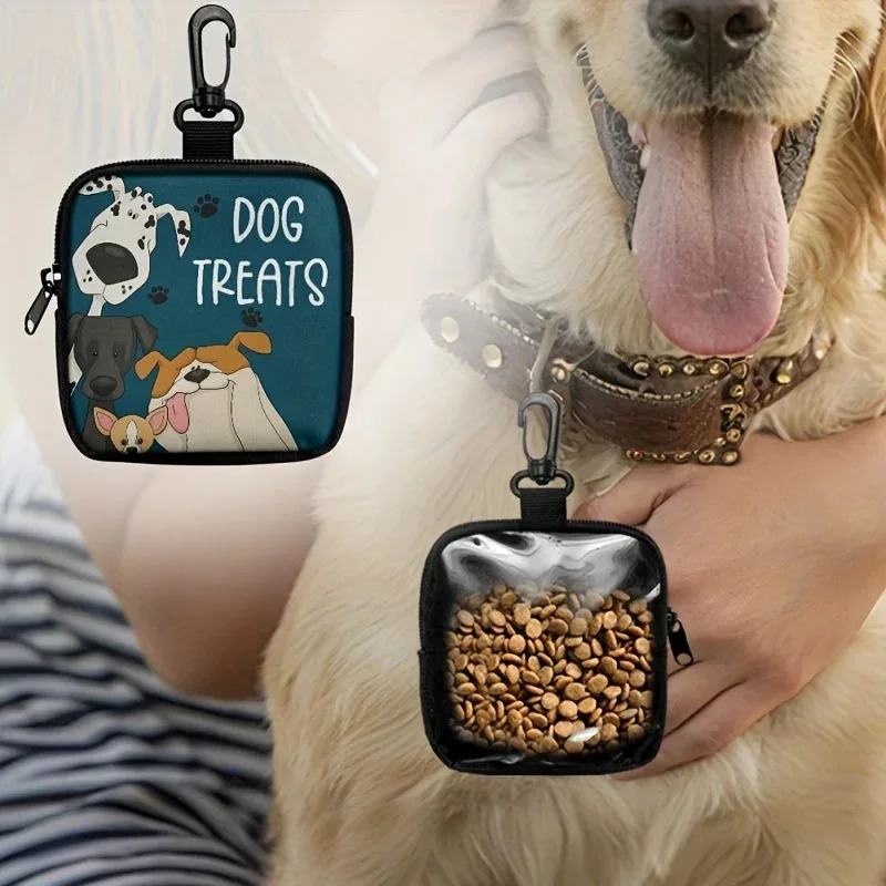 Bolsa premios perro con gancho y cierre para paseos adiestramiento - imagen 4