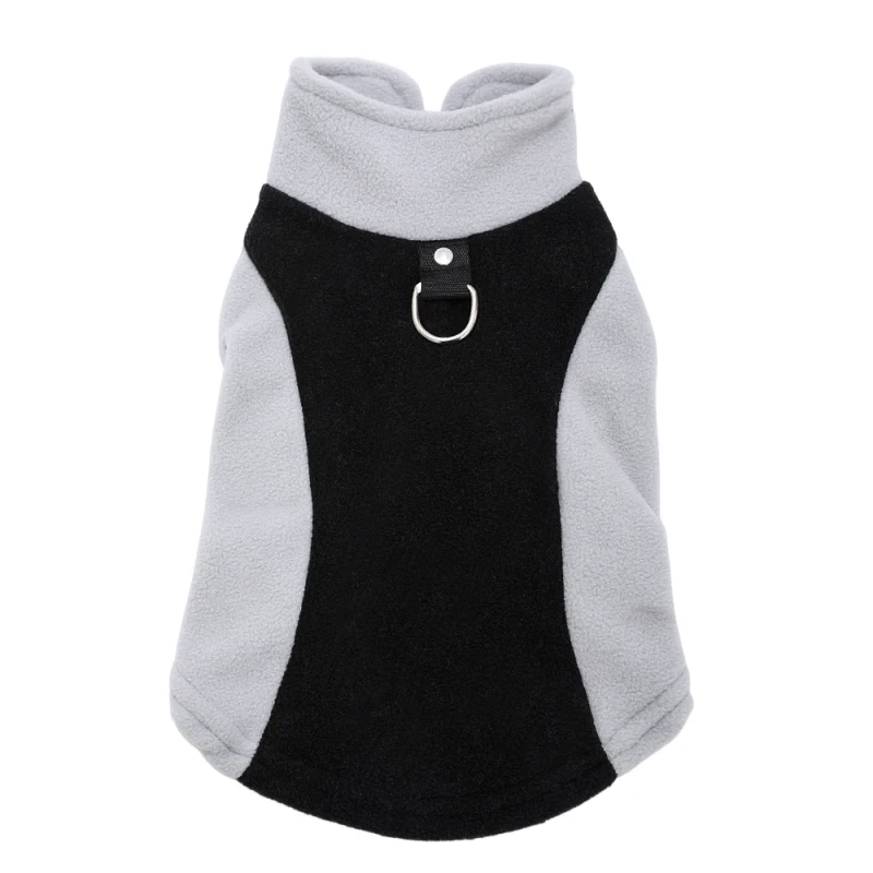 Chaqueta de lana para perros, ropa cálida de invierno para perros pequeños y medianos, chaleco para gatos, abrigo, suéter ligero suave para cachorros, jersey de Bulldog Francés - imagen 3