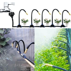 Kit nebulizador refrescante para gatos y perros en jardín o patio