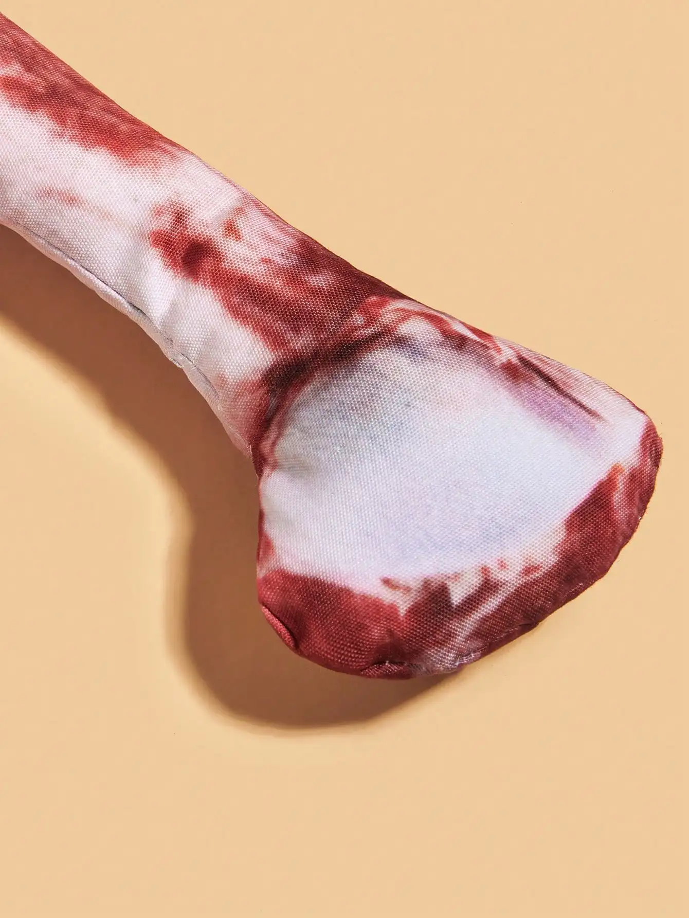 Juguete de peluche chirriante con diseño de hueso para mascotas, juguete masticable para perros, suministro interactivo, 1 unidad - imagen 3