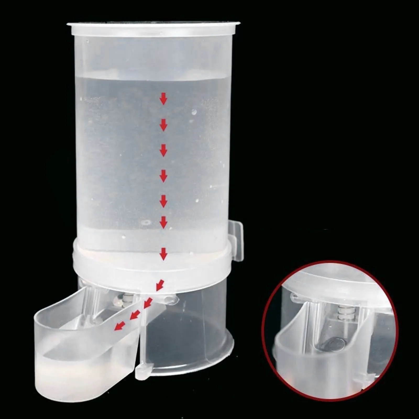 Dispensador automático de agua para pájaros, portabotellas de PVC para pájaros, accesorios para Lovebirds, Conure, Paloma, cacatúa, suministros para pájaros - imagen 4