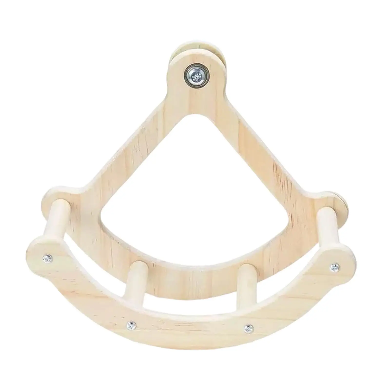 Bird Perch Toy Intelligence Puzzle Birdcage Accessories Interactive Rocking Parakeet Toy for Budgie