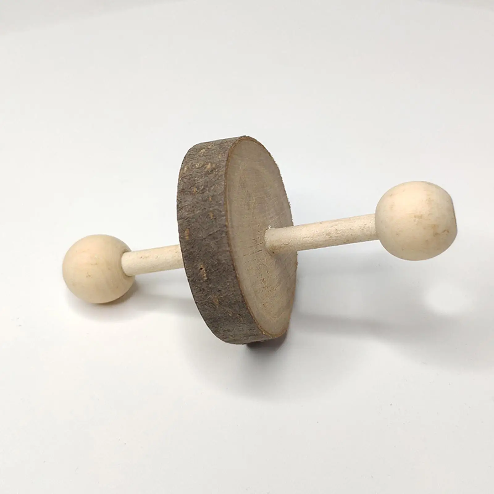 2X 3Pcs Wooden Unicycle for Guinea Pigs Grinding Toy Hamster Roller Toys