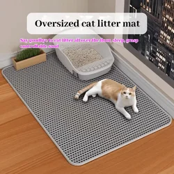 Estera de arena para gatos doble capa - antideslizante e impermeable