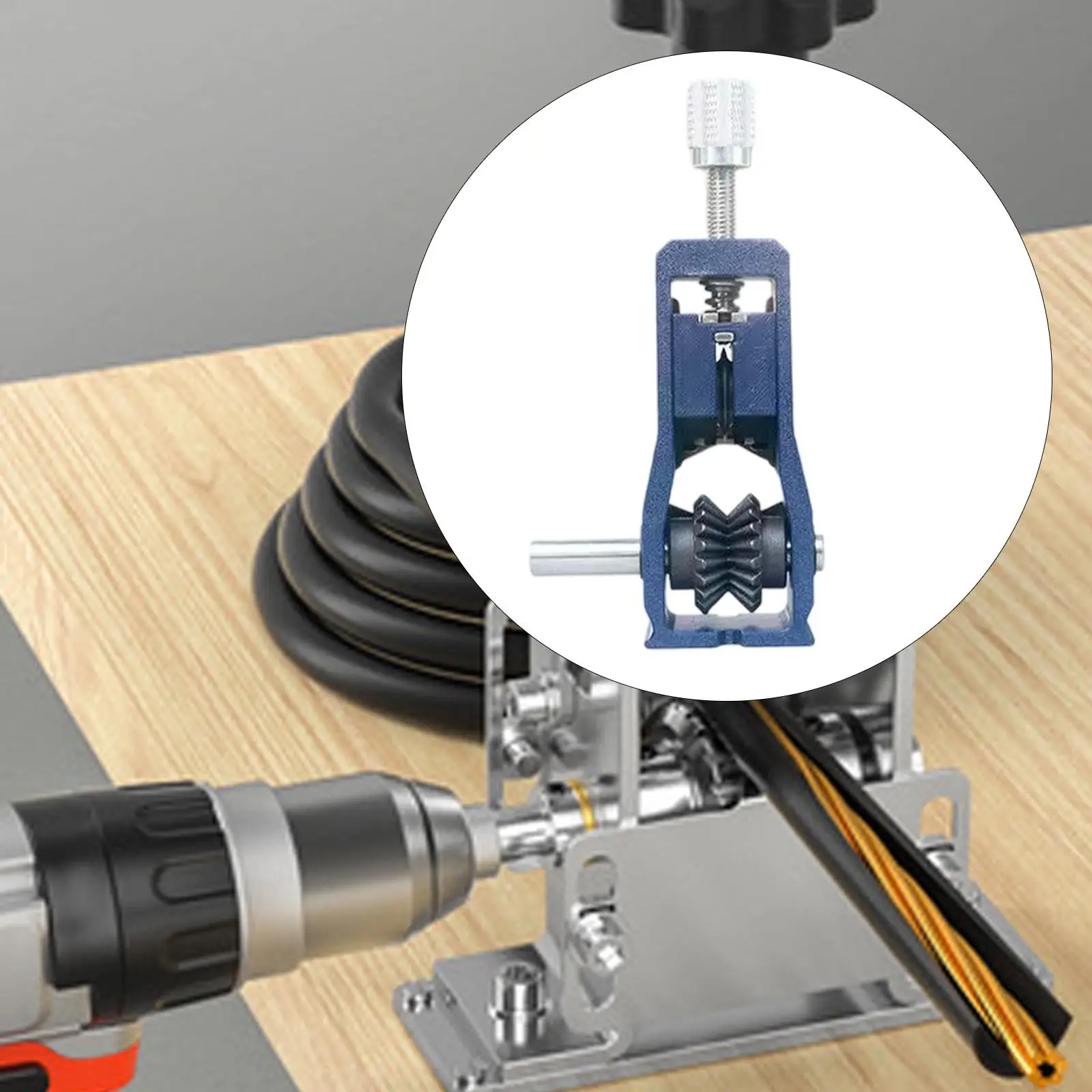 Herramienta de manipulación de herramientas de alambre para máquina de alambre, cobre, manivela manual, pelador de cables Manual de reciclaje de cables de sobras DIY - imagen 2