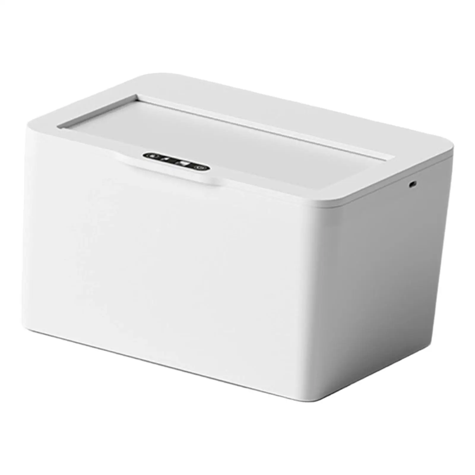 Smart Induction Trash Can Automatic Garbage Can Lightweight Easy to Clean Durability Touchless Trash Bin for Desktop Bathroom