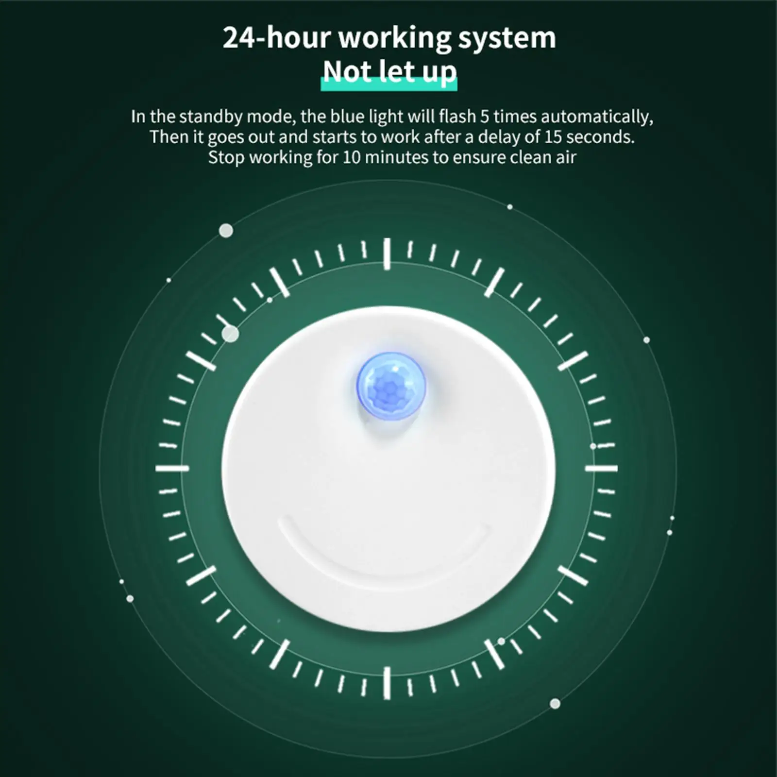 Caja de arena para mascotas, desodorizante sin perfume, purificador de aire, accesorios de operación de poco ruido, USB, para gatos y perros - imagen 2