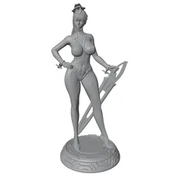 Kit resina guerrera figura femenina sin pintar ni montar