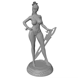 Kit resina guerrera figura femenina sin pintar ni montar