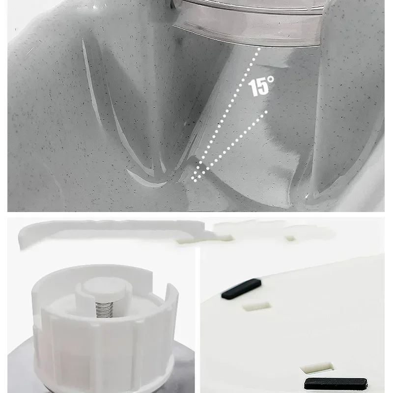 Comedero grande de agua y juego para mascotas, cuencos medianos para perros pequeños, juego dispensador de alimentos automático por gravedad, diseño de bebedero doble para gatos - imagen 3