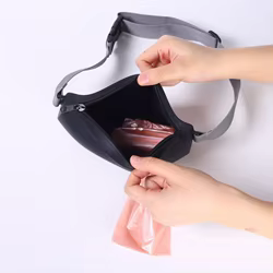 Bolsa de premios de silicona para entrenamiento y paseos con perro