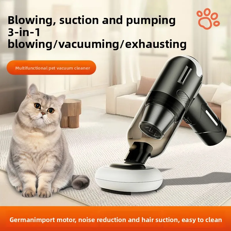 Aspiradora multifuncional para mascotas, Mini aspiradora pequeña inalámbrica de mano con alta potencia de succión para cenizas para el hogar