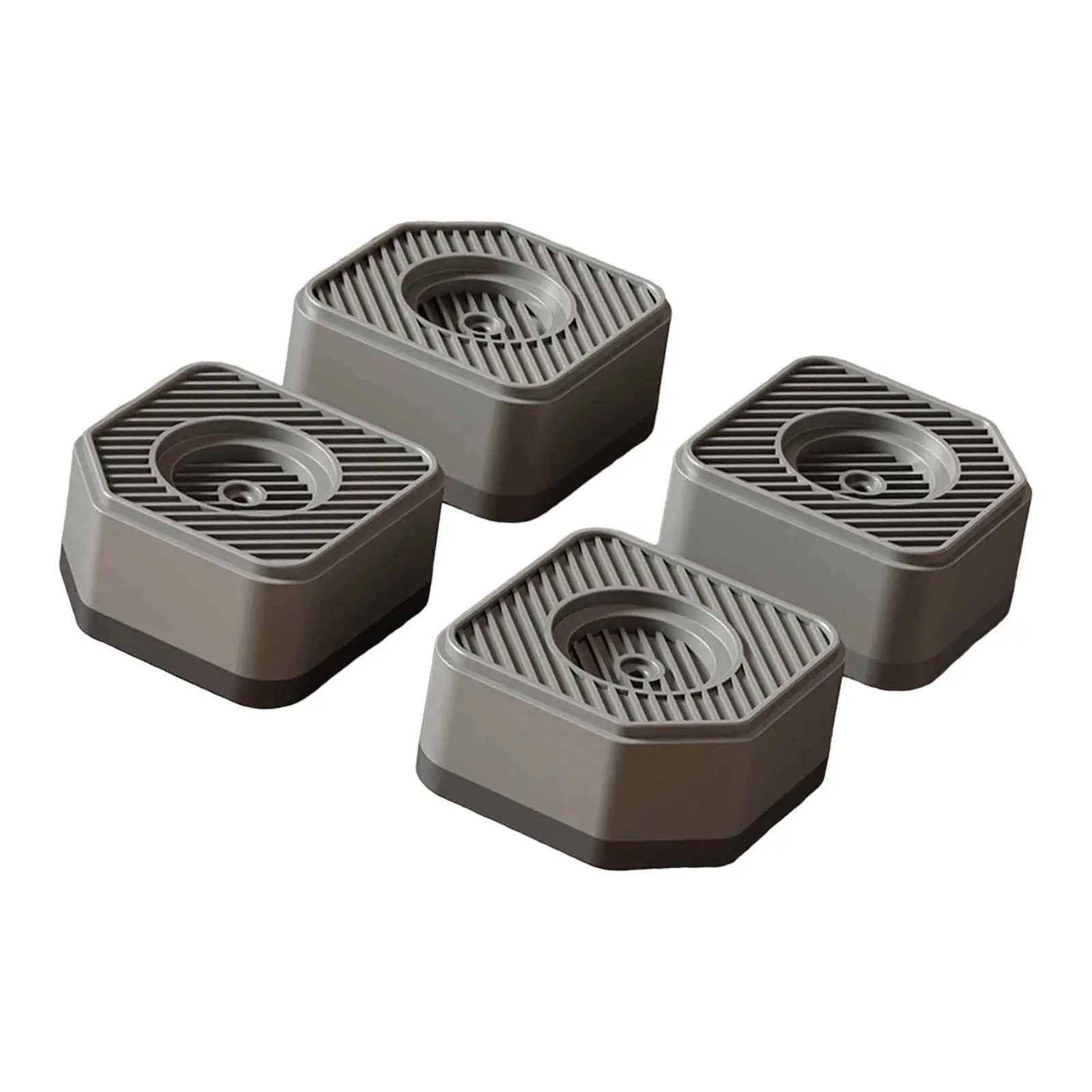 4 Pieces Anti Vibration Pads Universal Shock Absorption Multifunction Anti Slip Multipurpose Foot Pads for Dryer Home Furniture