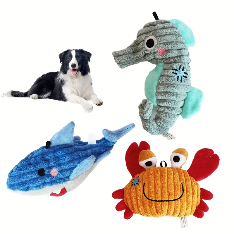 Juguete de peluche para perros - resistente a mordidas y chirriante