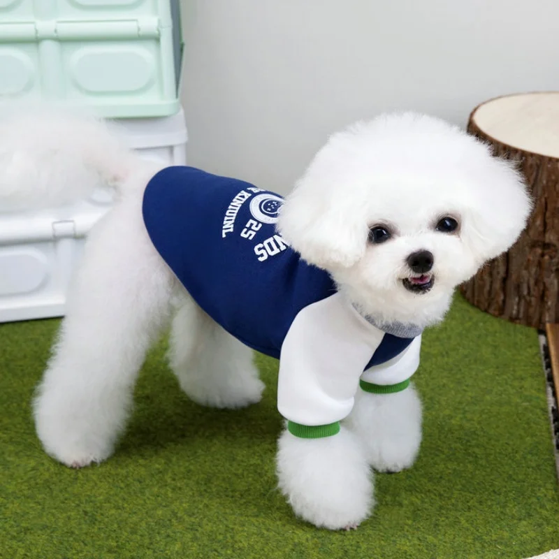 Sudaderas con capucha con estampado de letras para perros pequeños, ropa cálida y suave para perros, sudaderas con capucha para cachorros, jerséis de moda para gatos, disfraces para mascotas Chihuahua - imagen 2