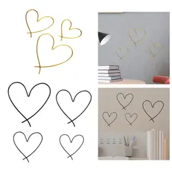 Adorno de letrero de pared con forma de corazón, arte del hierro, decoración exclusiva para habitación, accesorios para el hogar, dormitorio y sala de estar