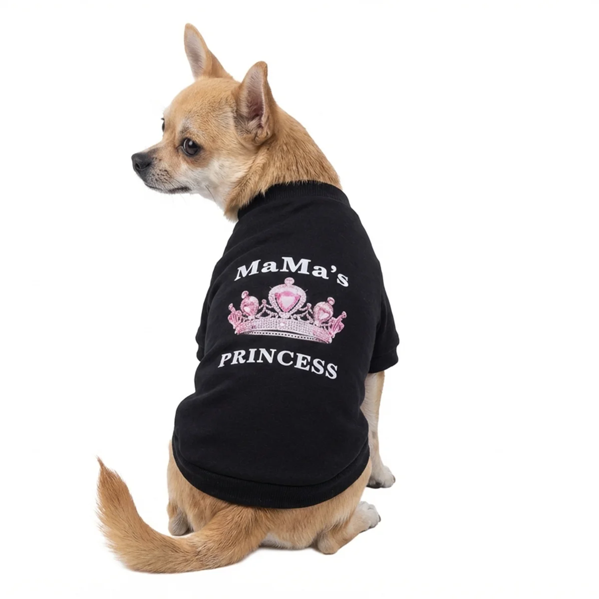 Jersey suave para perro pequeño – Cálido y negro - imagen 3