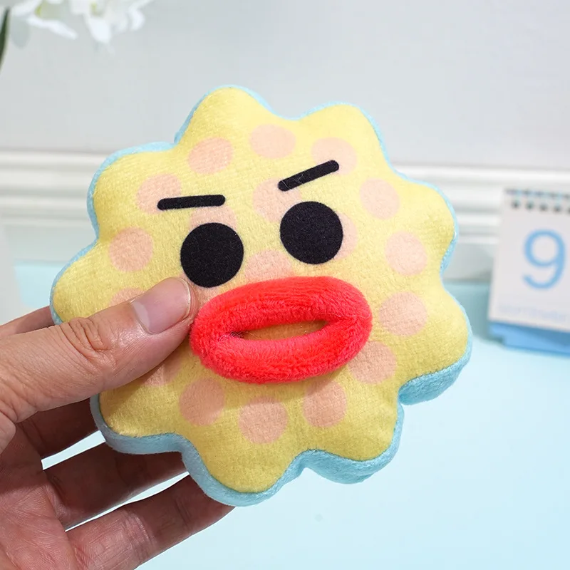 Juguete peluche resistente a mordidas con sonido para perros pequeños