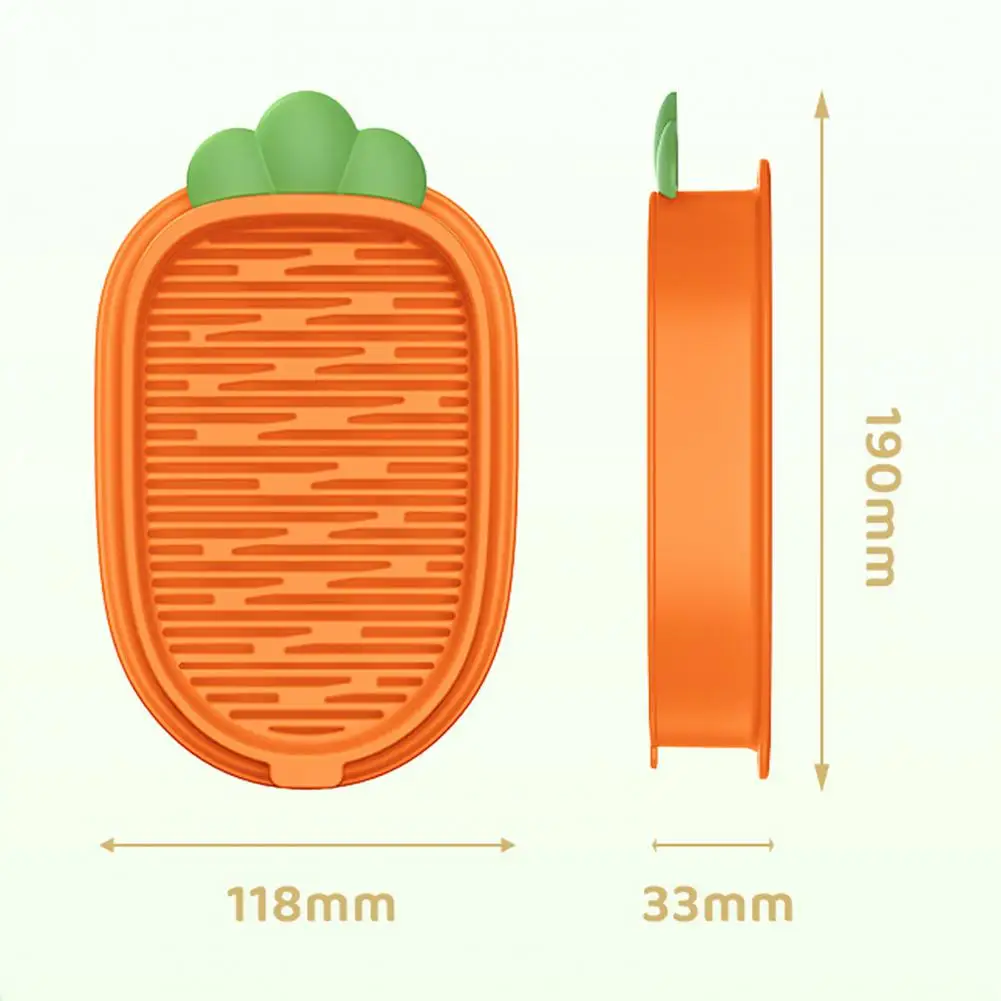 Bandeja ligera para macetas de hierba de trigo, forma de zanahoria, hidropónica sin suelo, maceta para plantas de gatos para el hogar - imagen 3