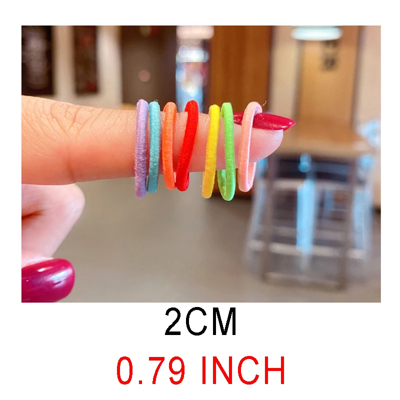 Coletero elástico para el pelo de mascotas, accesorios para el cabello, banda de goma colorida, diadema, tocado para perros pequeños, 50 y 100 unidades - imagen 2