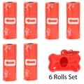 Foot Red 6Rolls Set