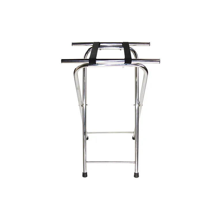 Estante plegable de acero inoxidable para gatos y perros - en casa