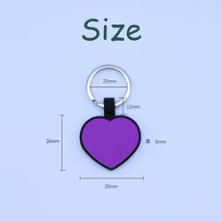 Etiqueta identificativa grabable para perro y gato – Silicona corazón