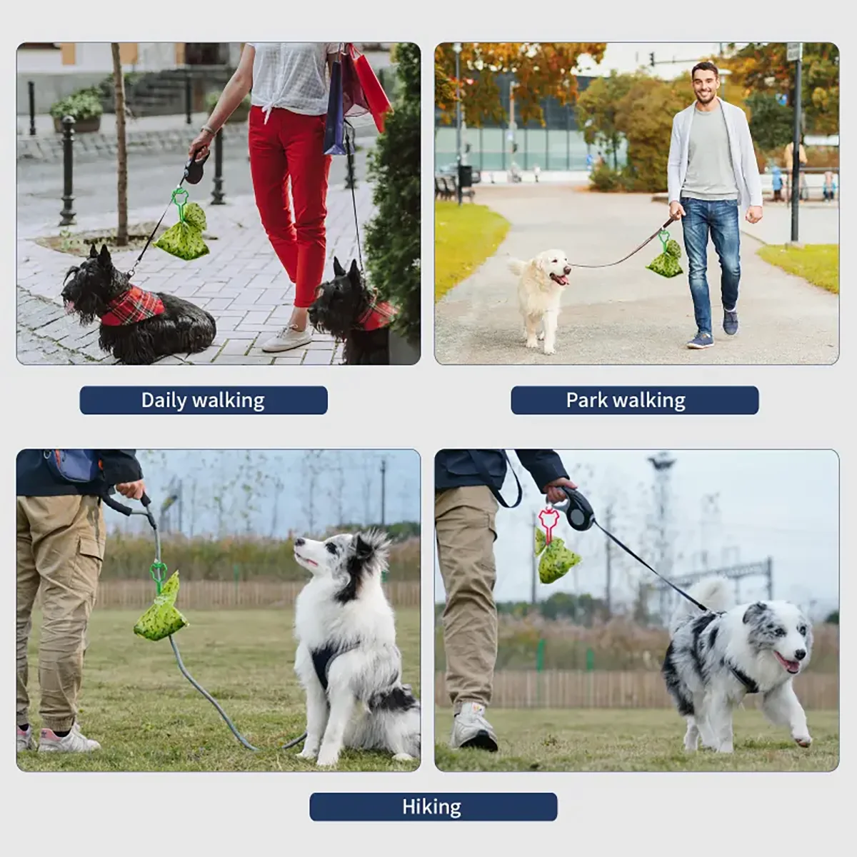 Portabolsas extensible manos libres para recogida de heces caninas - imagen 5