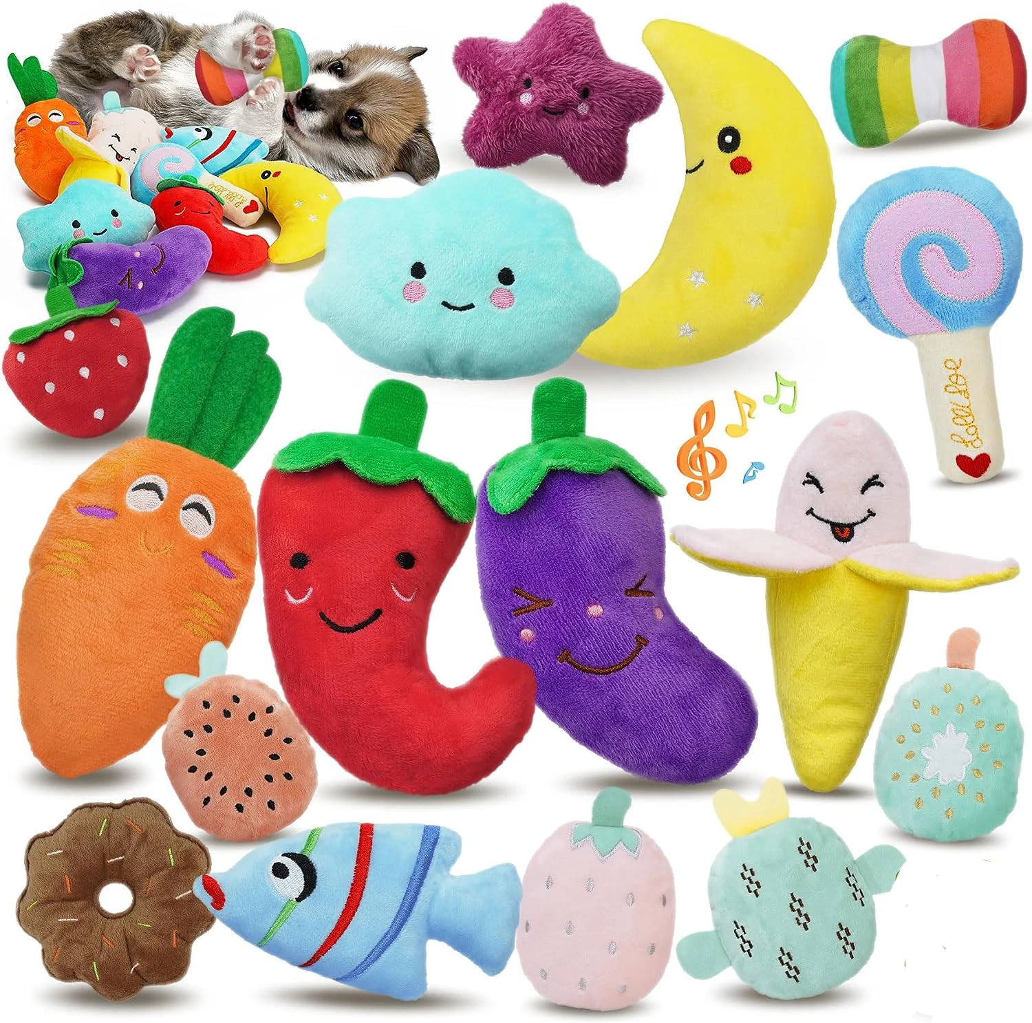 Juguetes chirriantes de peluche para cachorros, masticadores agresivos de hueso para perros pequeños y medianos, productos para gatos, accesorios para cachorros, 1 ud.