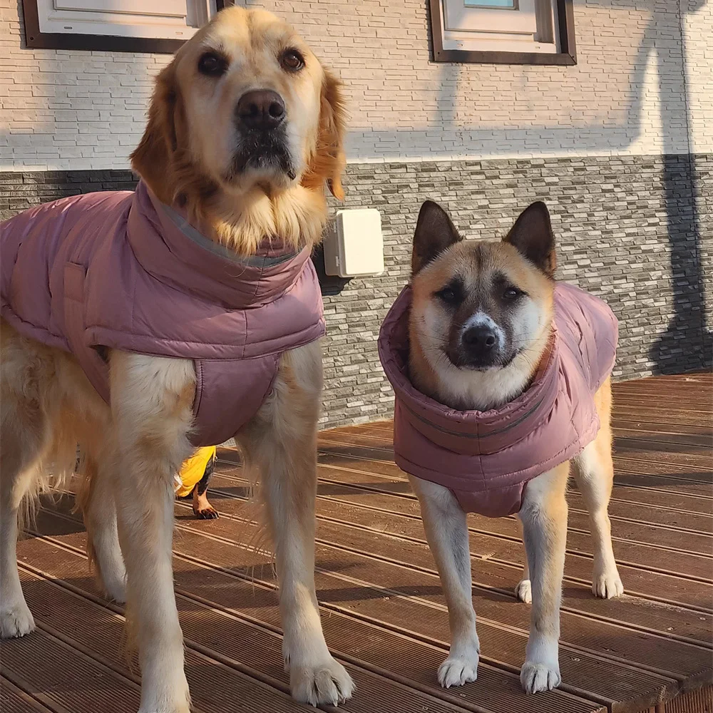 Chaqueta plumón abrigo invierno para perros grandes y medianos - imagen 4
