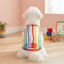 Chaleco divertido para perros y gatos, ropa colorida