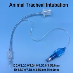 Tubo endotraqueal veterinario estéril PVC para perros y gatos 2,5‑10mm