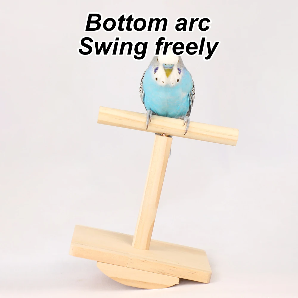 Soporte de percha de madera para loros, vástago de palisandro para periquitos pequeños y medianos, moler y masticar garras, juguete para pájaros, 1 ud. - imagen 5