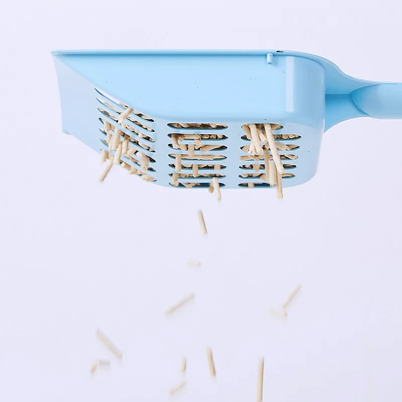 Pala de arena para gatos, pala de arena de plástico para gatos, pala de arena colgante para gatos, herramientas de limpieza de inodoro, cucharas de arena para gatos, suministros para mascotas - imagen 4