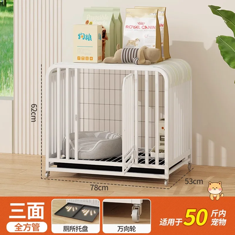 Transportín con bandeja sanitaria y ruedas para perros medianos y grandes - imagen 2