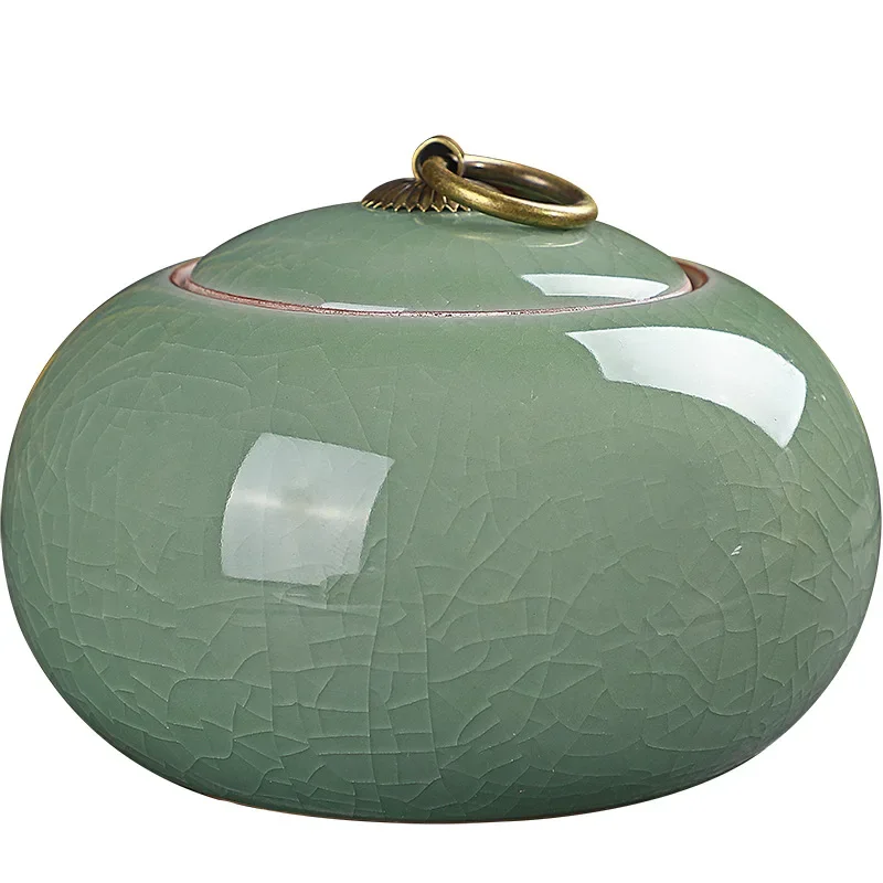 Miniurnas de cerámica para mascotas, recuerdo para animales pequeños, ataúd personalizado para cenizas de perro y gato - imagen 4