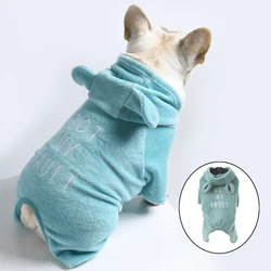Sudadera con capucha invierno para perro Bulldog Francés