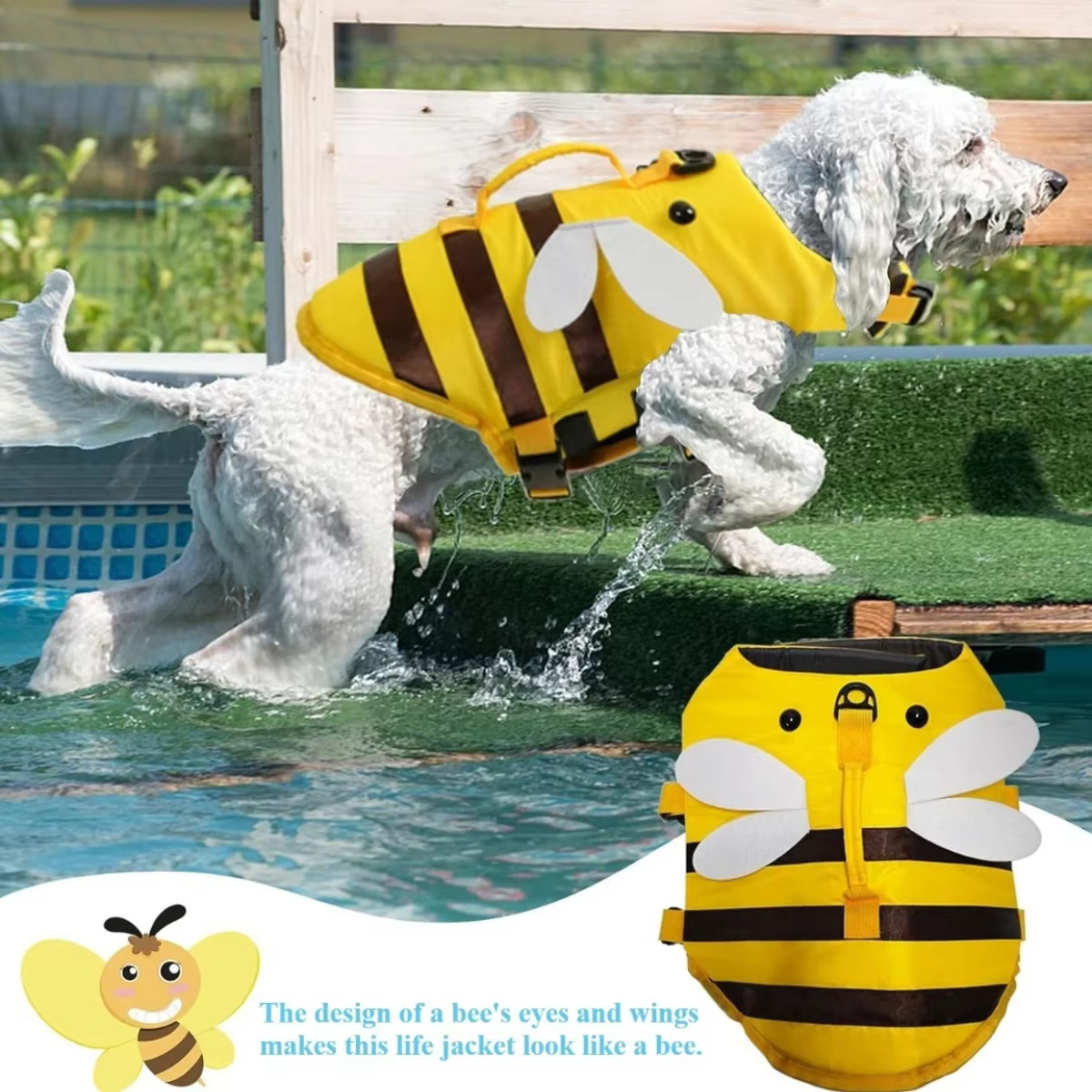 Chaleco Salvavidas para Perros - Impermeable y Ajustable - imagen 4