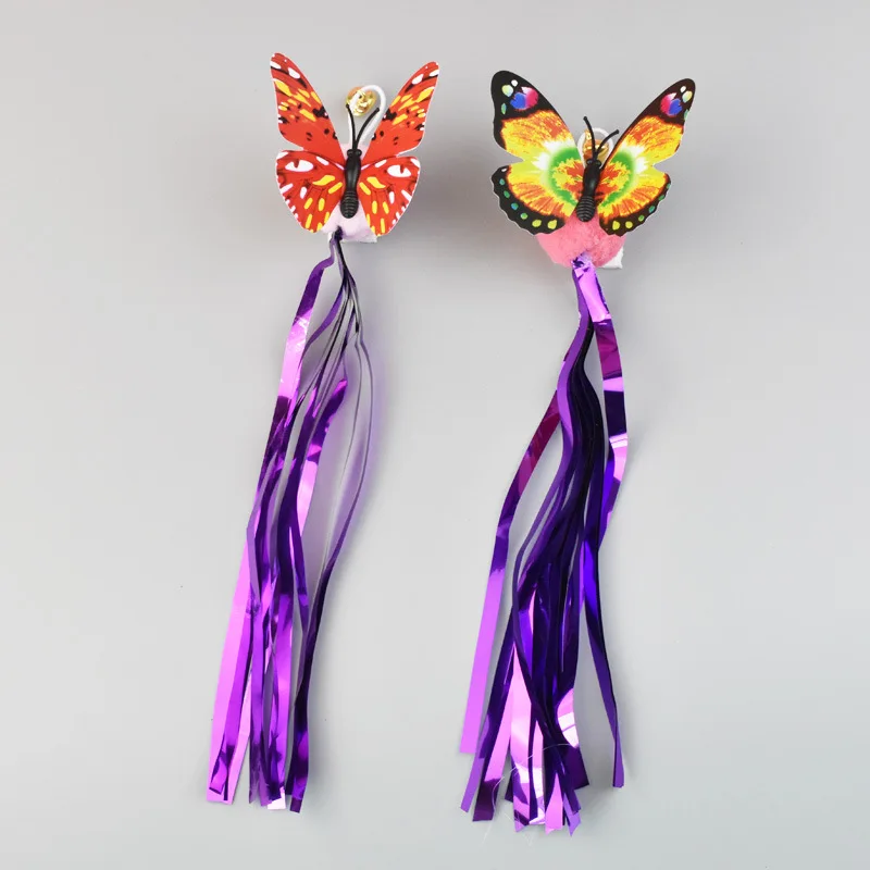 Bola de arcoíris para gato, palo de juguete a rayas para gato, cabezal de repuesto, accesorios de plumas, campana, captura de gatito, suministros interactivos para mascotas - imagen 4