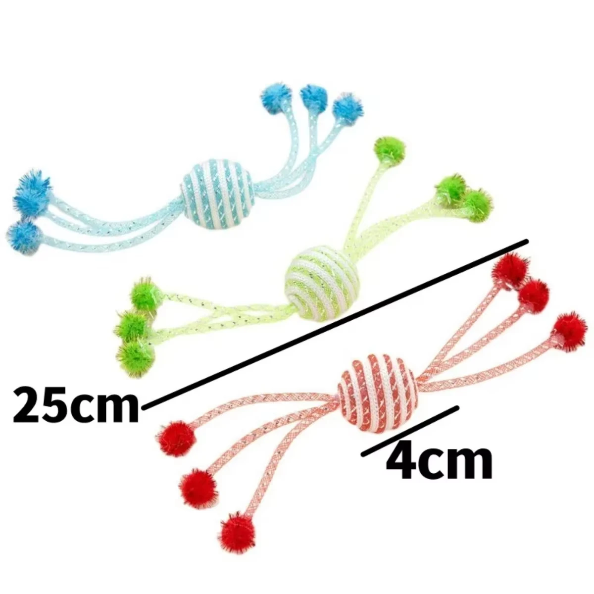 Juguete para gatos, tubo de red, cuerda para envolver, pelota para gatitos, juguete para hacer seis garras, juguetes interactivos para gatos - imagen 5