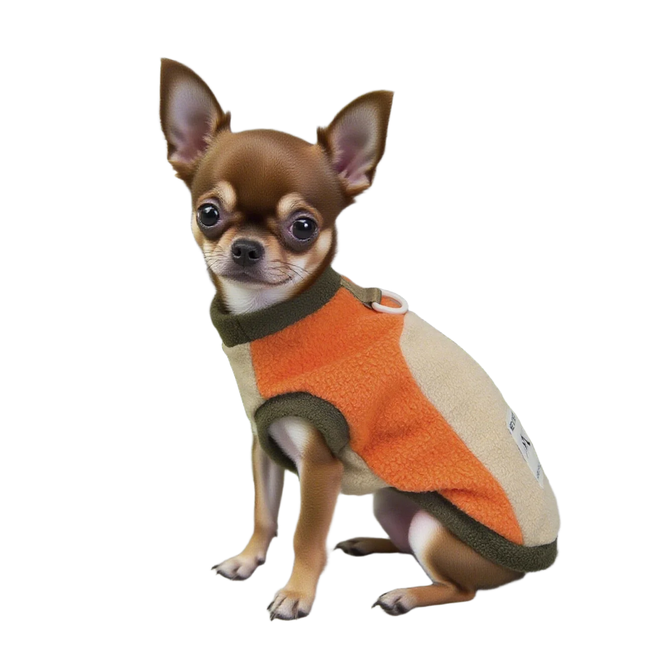 New 2026 Dog Clothes Winter Dog Sweater Fleece Puppy Jacket for Small Dogs, Chihuahua Yorkie Beige Pet Apparel - imagen 2