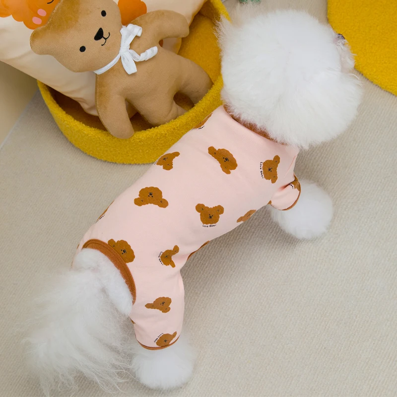 Pijama estampado con capucha para perros Poodle y Dachshund - imagen 2