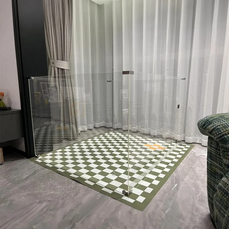 Cajas acrílicas para perros y gatos, jaula elevadora para interiores, valla plegable empalmada combinada, productos para mascotas, accesorios para muebles del hogar - imagen 3