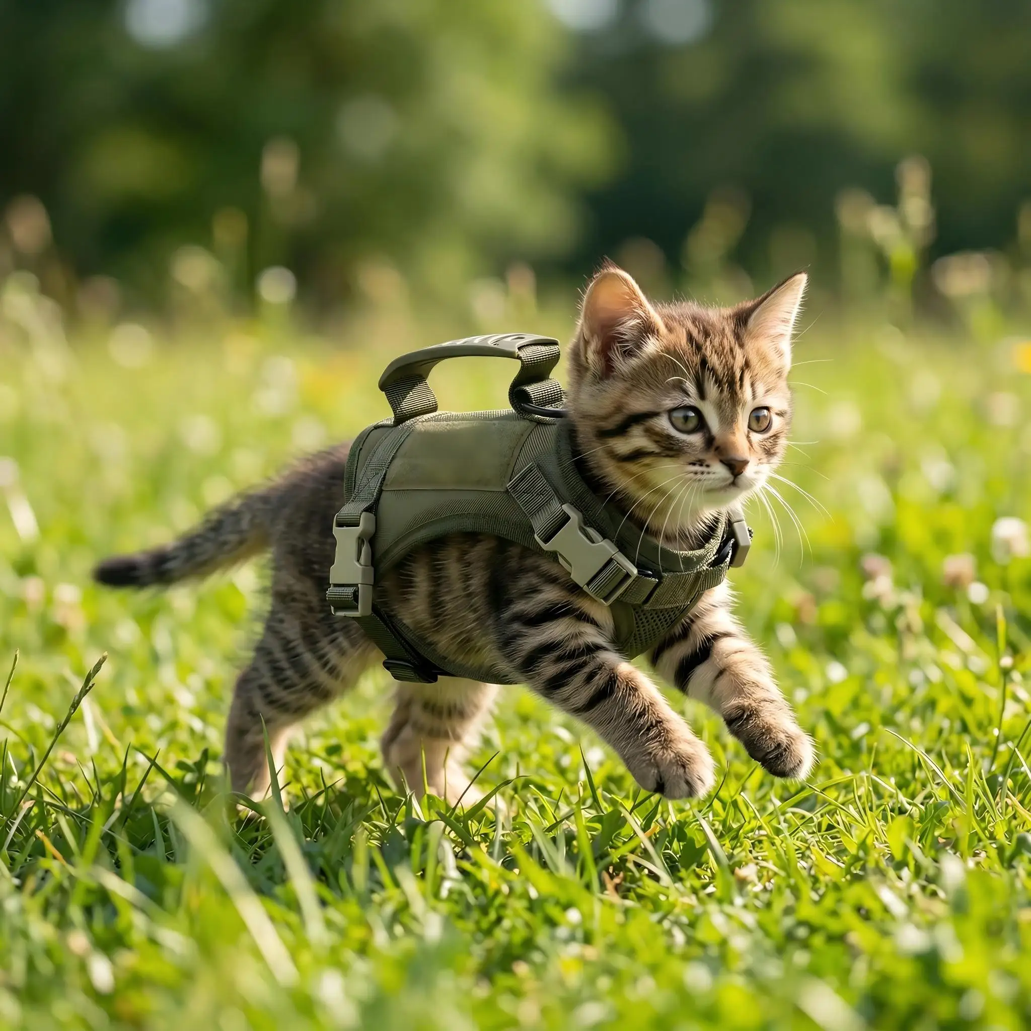 Chaleco transpirable ligero para gato – Comodidad en paseos - imagen 4