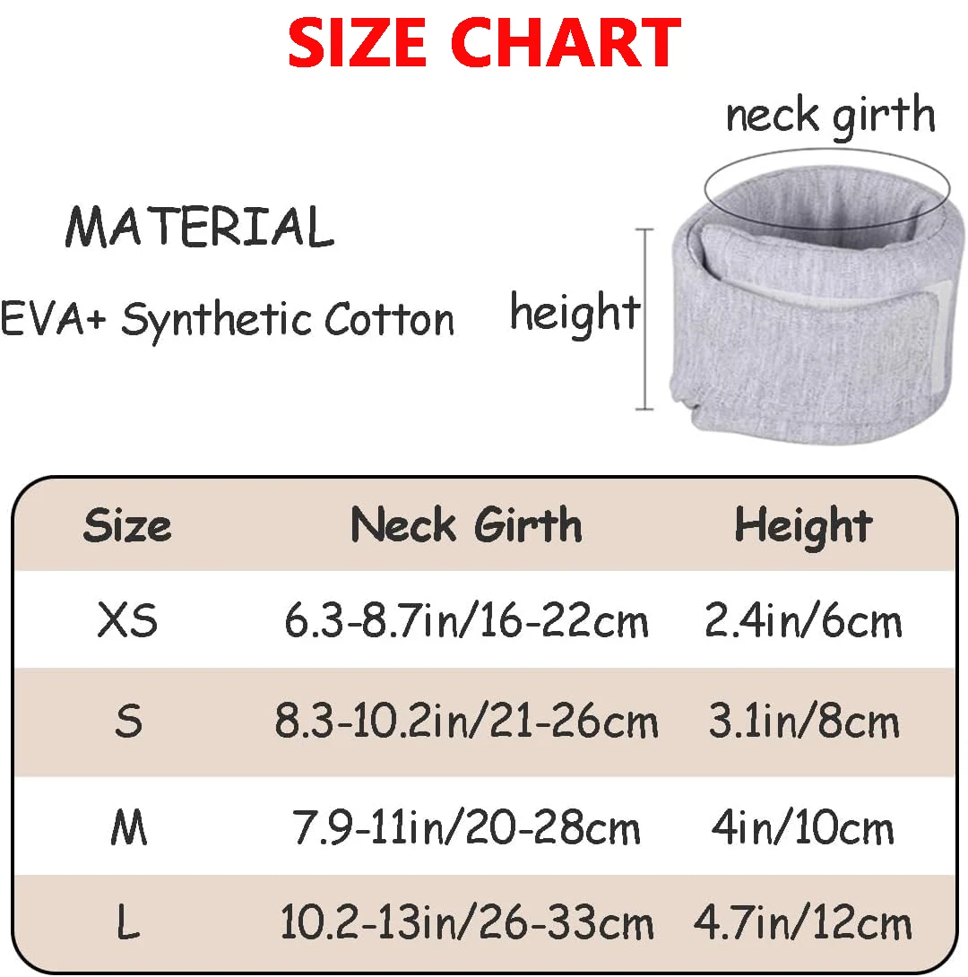 Soft Foam Lined Elizabethan Dog Collar Orthopedic Puppy Neck Brace Guard Protector After Surgery Recovery Collar for Small Dogs - imagen 5