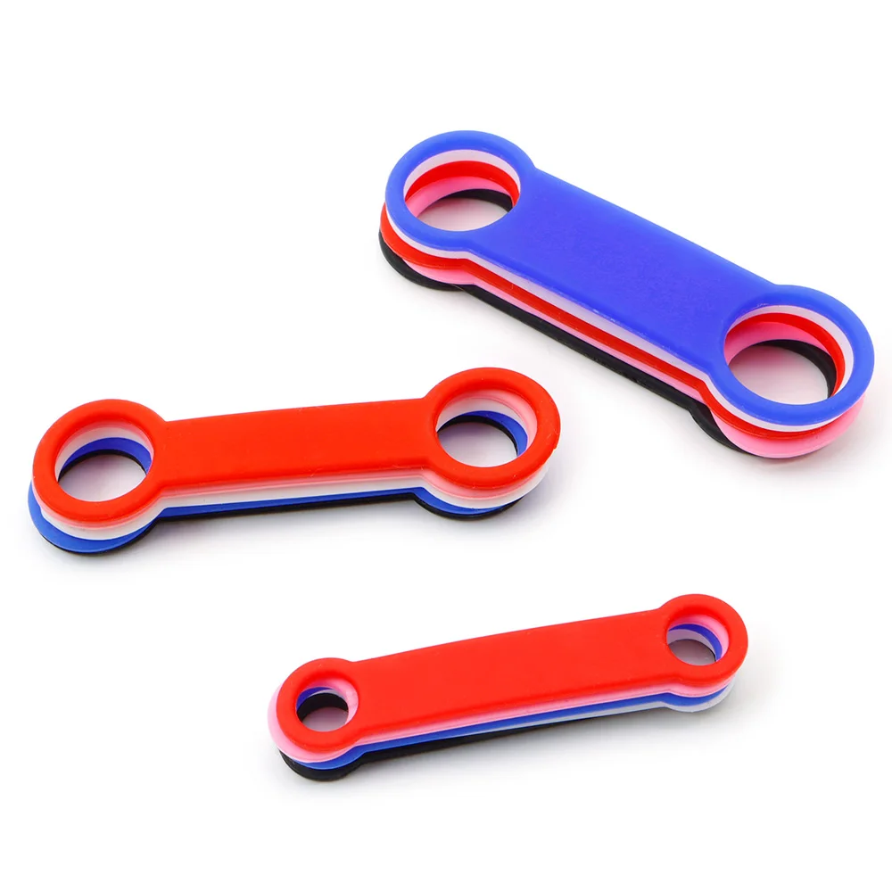 Placa de identificación de silicona para perros y gatos, placa de goma extensible antipérdida, 100 piezas - imagen 5