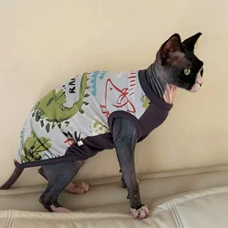 Chaleco sin mangas de algodón ligero para gatos Devon Rex y Sphynx